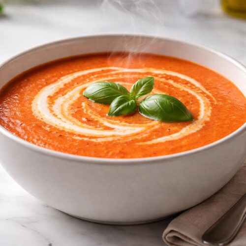 Creamy Tomato Basil Soup Recipe
