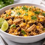 Crockpot Chicken Taco Rice Casserole Recipe