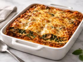 Mushroom and Spinach Lasagna Recipe