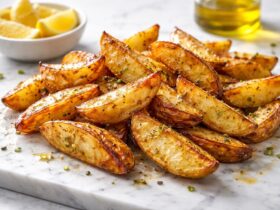 Crispy Greek Potatoes With Lemon Flavor Recipe