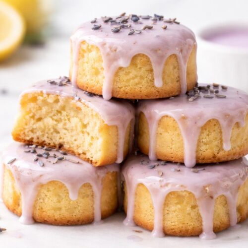 Mini Lemon Cakes With Lavender Glaze Recipe
