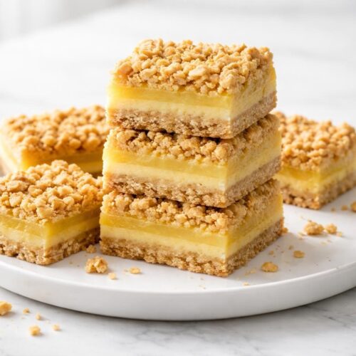 Lemon Oatmeal Crumble Bars Recipe