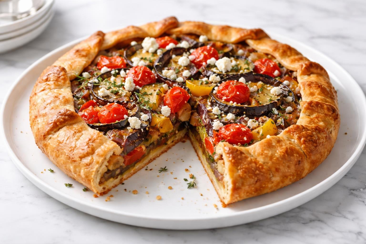 Mediterranean Vegetable Galette Recipe