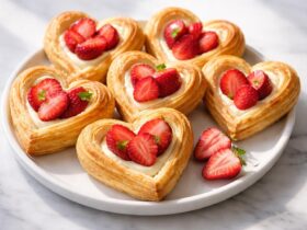 Strawberry Cream Cheese Heart Danish Recipe