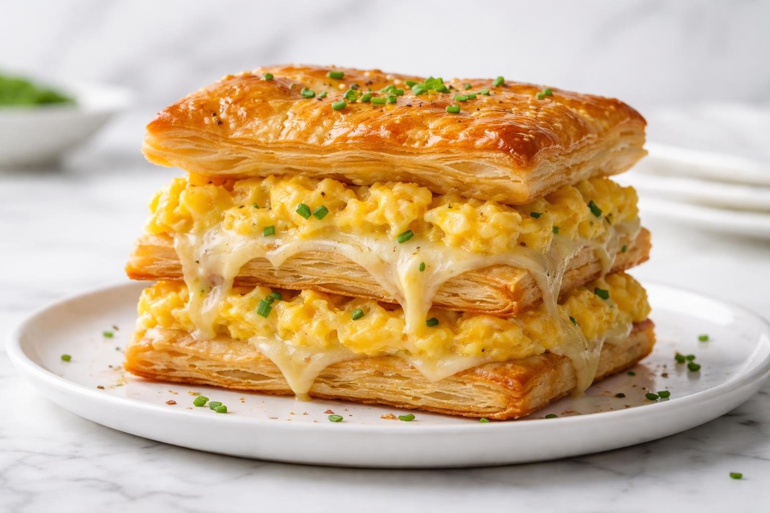 Baked Eggs Napoleon Recipe