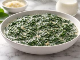 Creamed Spinach with Fresh Spinach Recipe