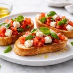 Italian Bruschetta with Mozzarella recipe