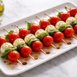 Tomato Mozzarella Basil Skewers Recipe