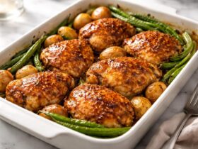 Honey Mustard Chicken Potato Green Beans Recipe