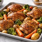 Honey Mustard Chicken Sheet Pan Dinner