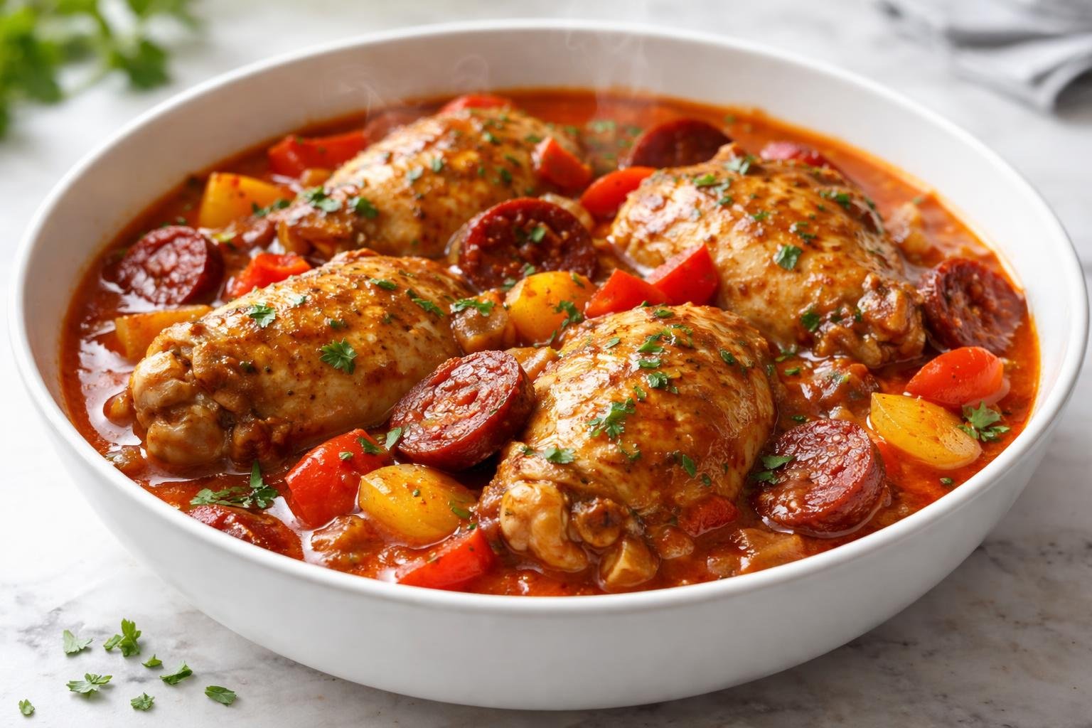 Hairy Bikers' Spanish Chicken Slow Cooker Recipe