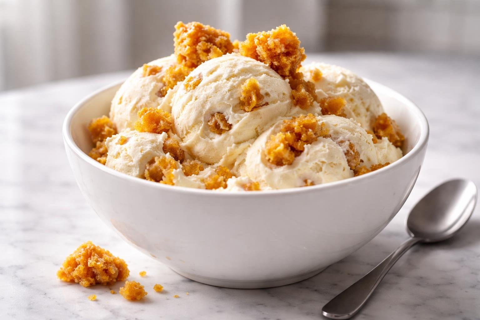 Mary Berry Cinder Toffee Ice Cream Recipe