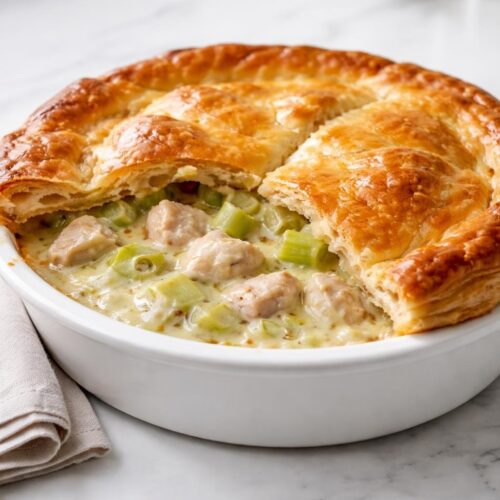 James Martin's Chicken and Leek Pie Recipe