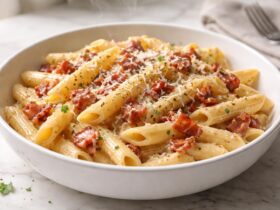 Mary Berry Penne Pasta with Bacon Recipe