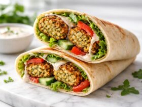 Falafel Wrap Vegan Recipe