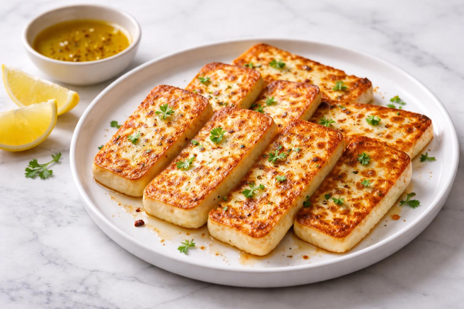 Marinated Halloumi Recipe