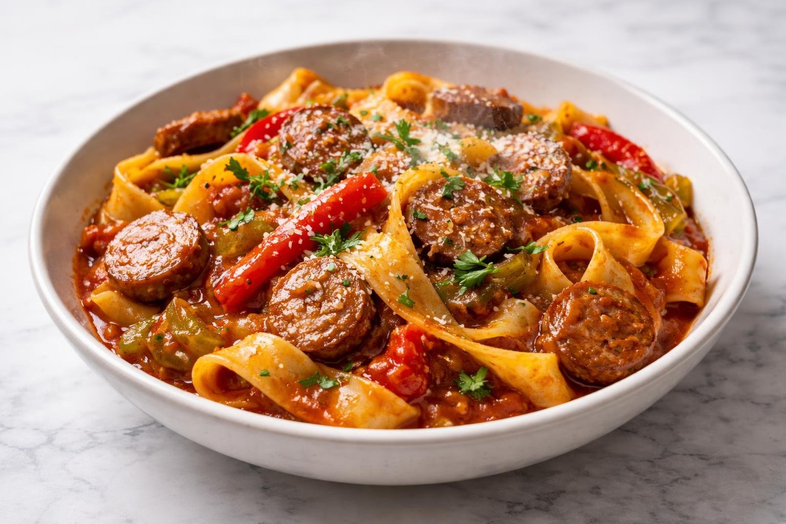 Italian Drunken Noodles Recipe